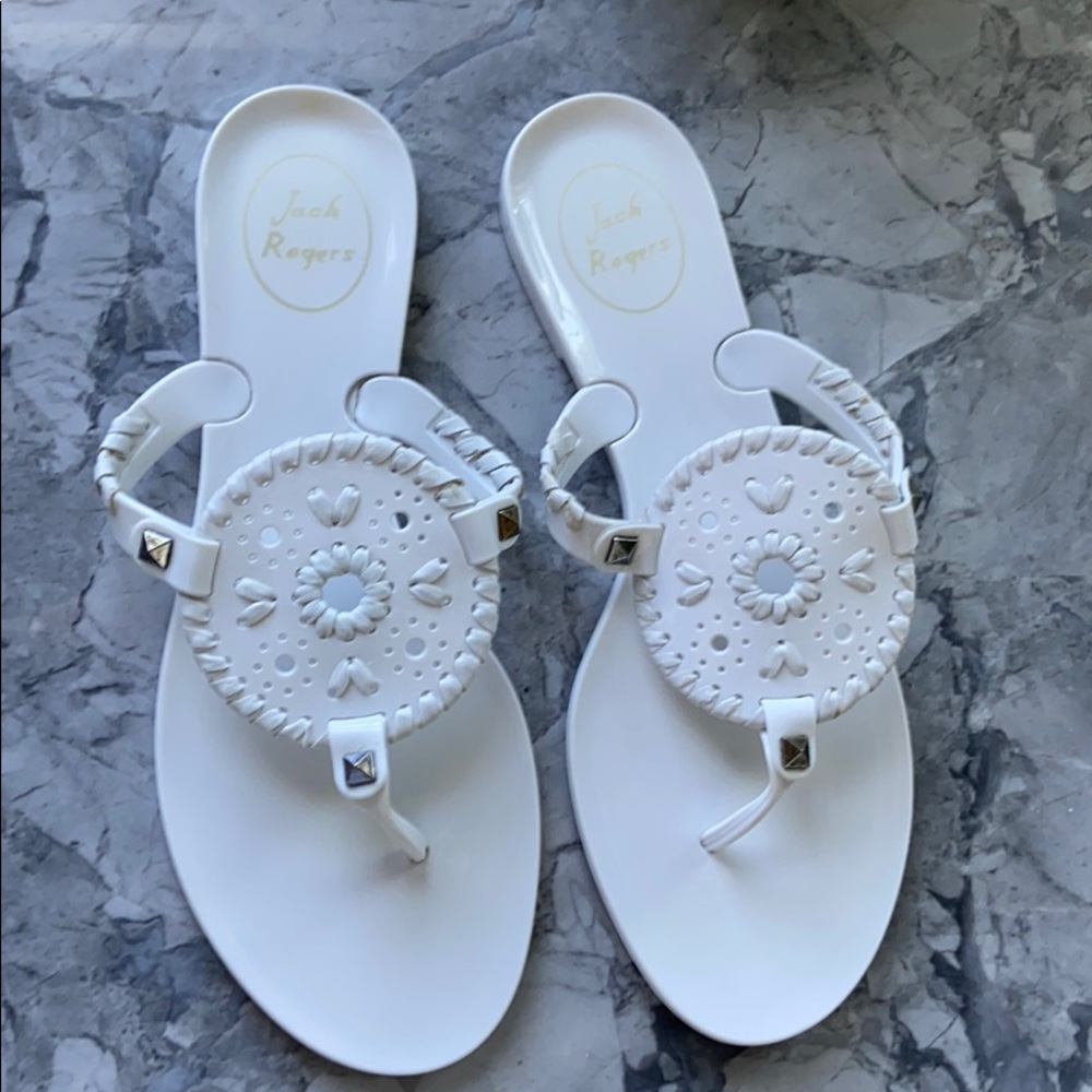 Jack Rogers Georgica Jelly size 7 - White